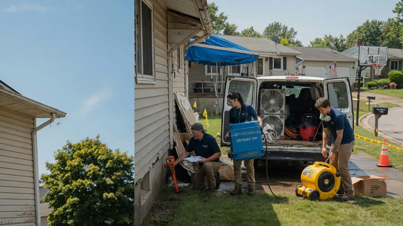 Ceiling Leak Cleanup in West Elkton, OH near me