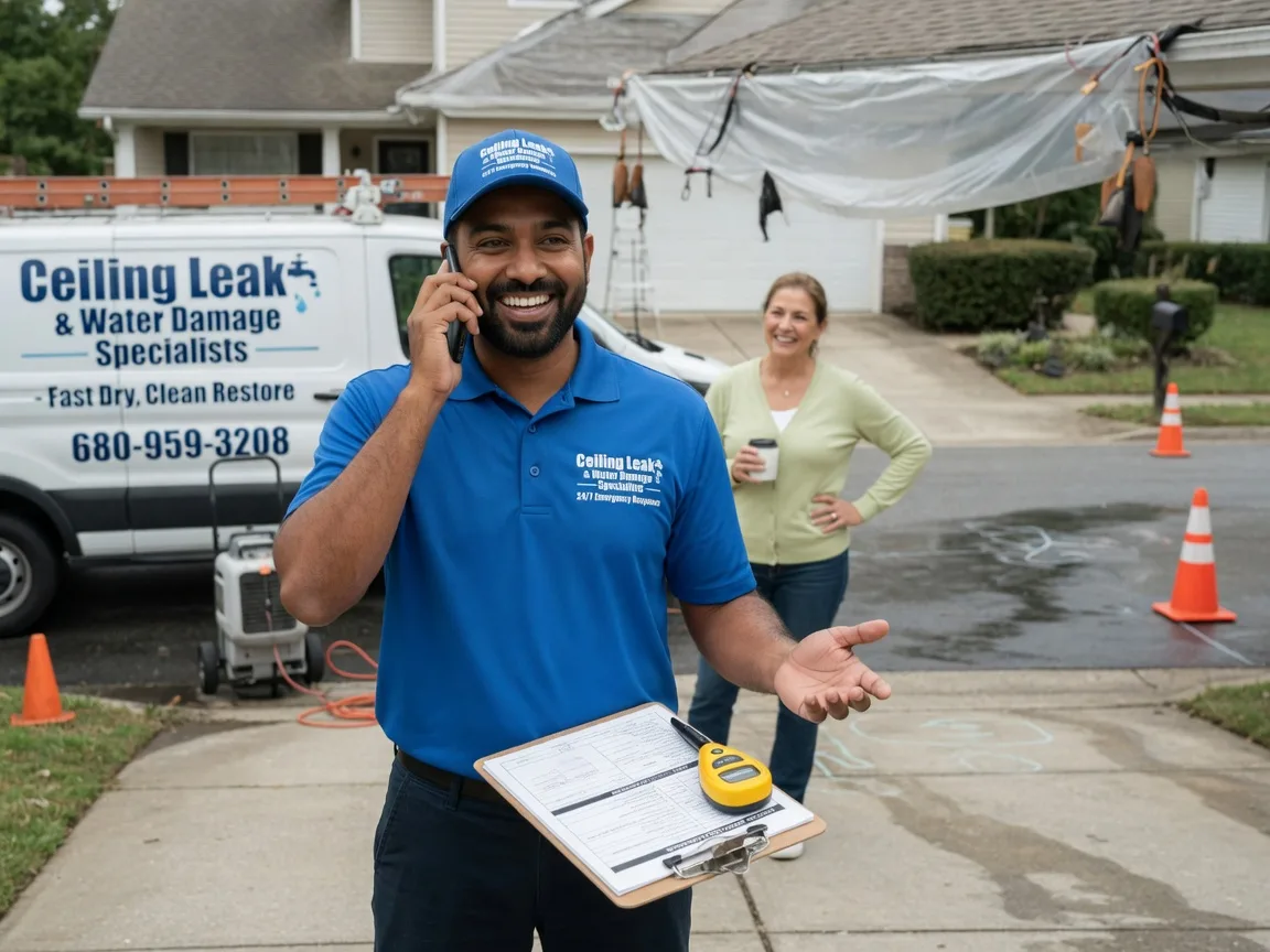 Ceiling Leak Cleanup West Elkton, OH FAQs